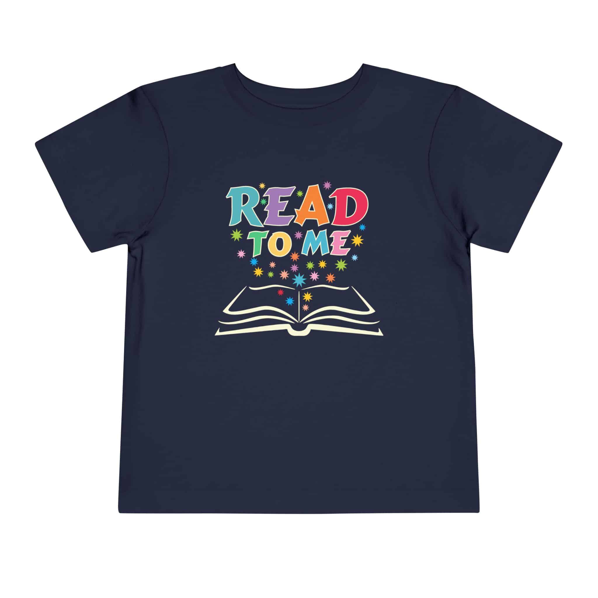 "Read to me" Toddler Short Sleeve Tee to create a life-long love of reading - Image 9