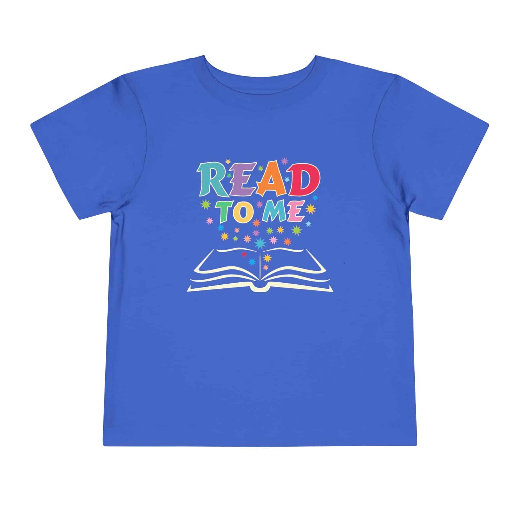 "Read to me" Toddler Short Sleeve Tee to create a life-long love of reading - Image 7
