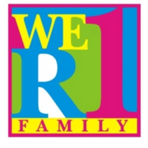 We are one family sticker
